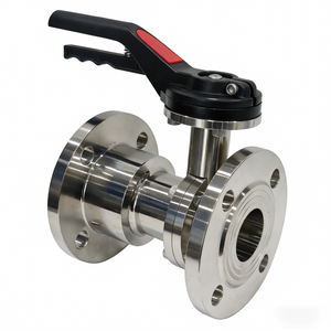 STAINLESS STEEL Triple Offset Flanged PTFE Seat Ring Butterfly Valve