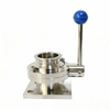 STAINLESS STEEL Sanitary Double Flange Rotary Butterfly Valve