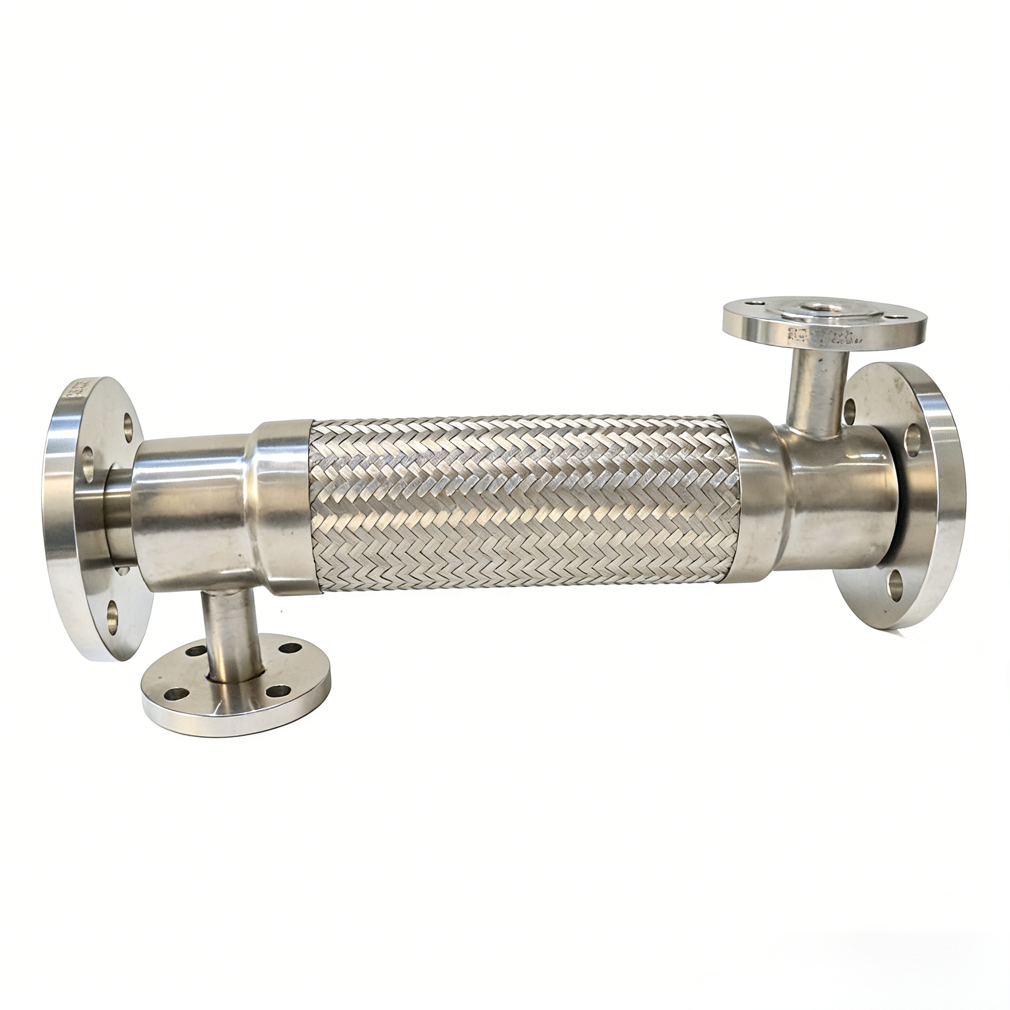 STAINLESS STEEL High Pressure Hydraulic Thread Connector Metallic Flexible Hose