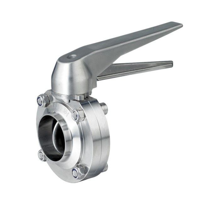 Standard Stainless Steel Manual Butterfly Control Valve for Food