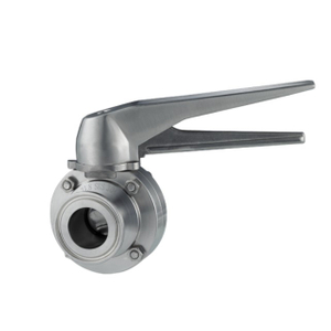 SS316L 3A Stainless Steel Sanitary Tri-clamp Manual BFY Valve 