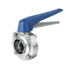 Stainless Steel Sanitary Manual DIN Clamped VBN Butterfly Valve