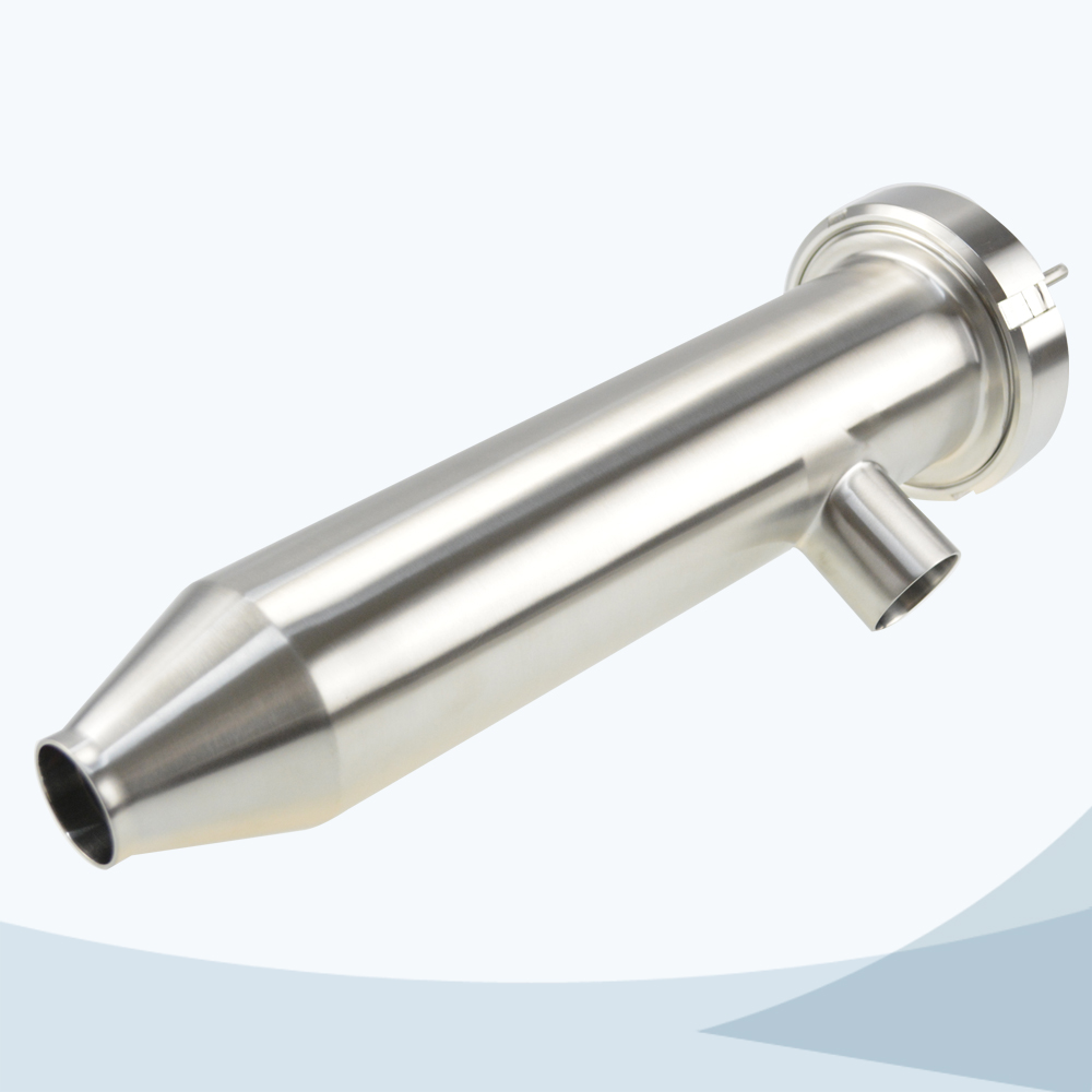 High Flow Stainless Steel Sanitary Single Cartridge Angle strainer