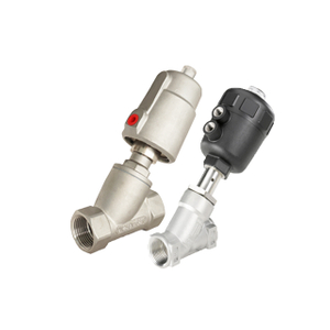 Stainless Steel Sanitary Anti-Corrosion Double-Hole Angle Seat Valve 