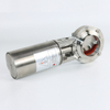 Stainless Steel Sanitary Adjustable Aseptic Pneumatic Butterfly Valve