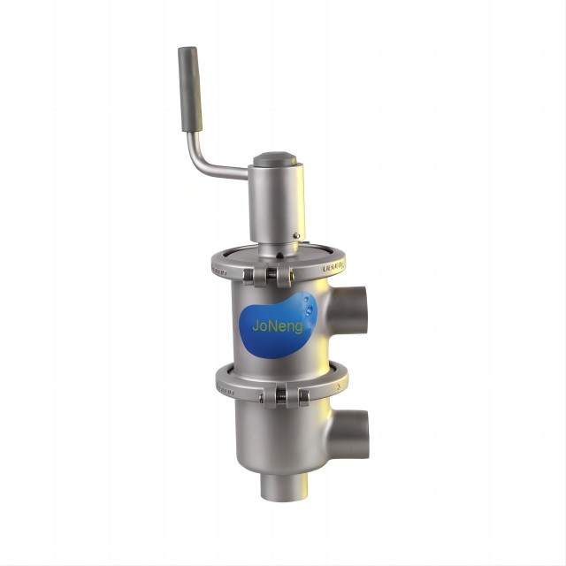 Sanitary Stainless Steel Manual Type Flow Diversion Valve 