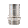 SS316 Stainless Steel Sanitary High Pressure DIN11864 JN-FL 23 2012 Male Hose Nipple Coupling Adapter For Beverages