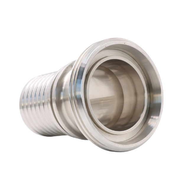 304 Stainless Steel Sanitary High Pressure High Quality Long DIN11864 JN-FL 23 2012 Thread Hose Adapter