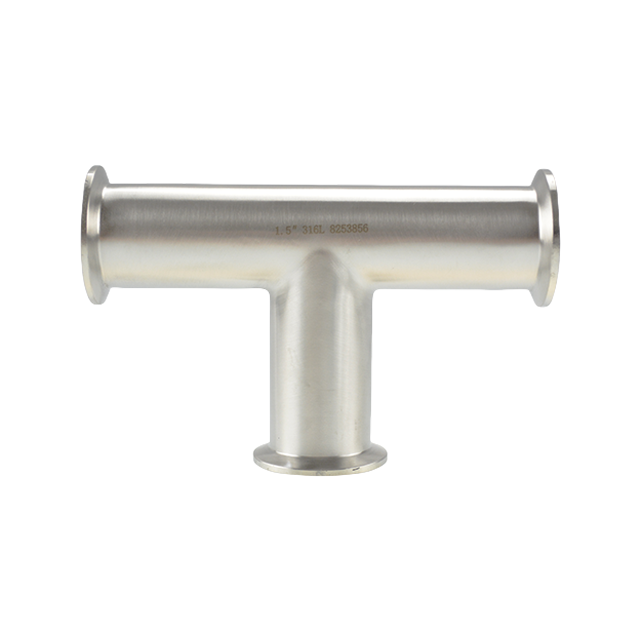Stainless Steel Sanitary DIN-D7W AS1528.3 Tri Clamp Equal Tee Tri Clover Fitting