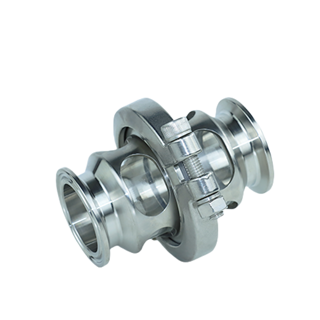 Stainless Steel Sanitary HSG Series Single Pin Clamp Hygienic Sight Glass 