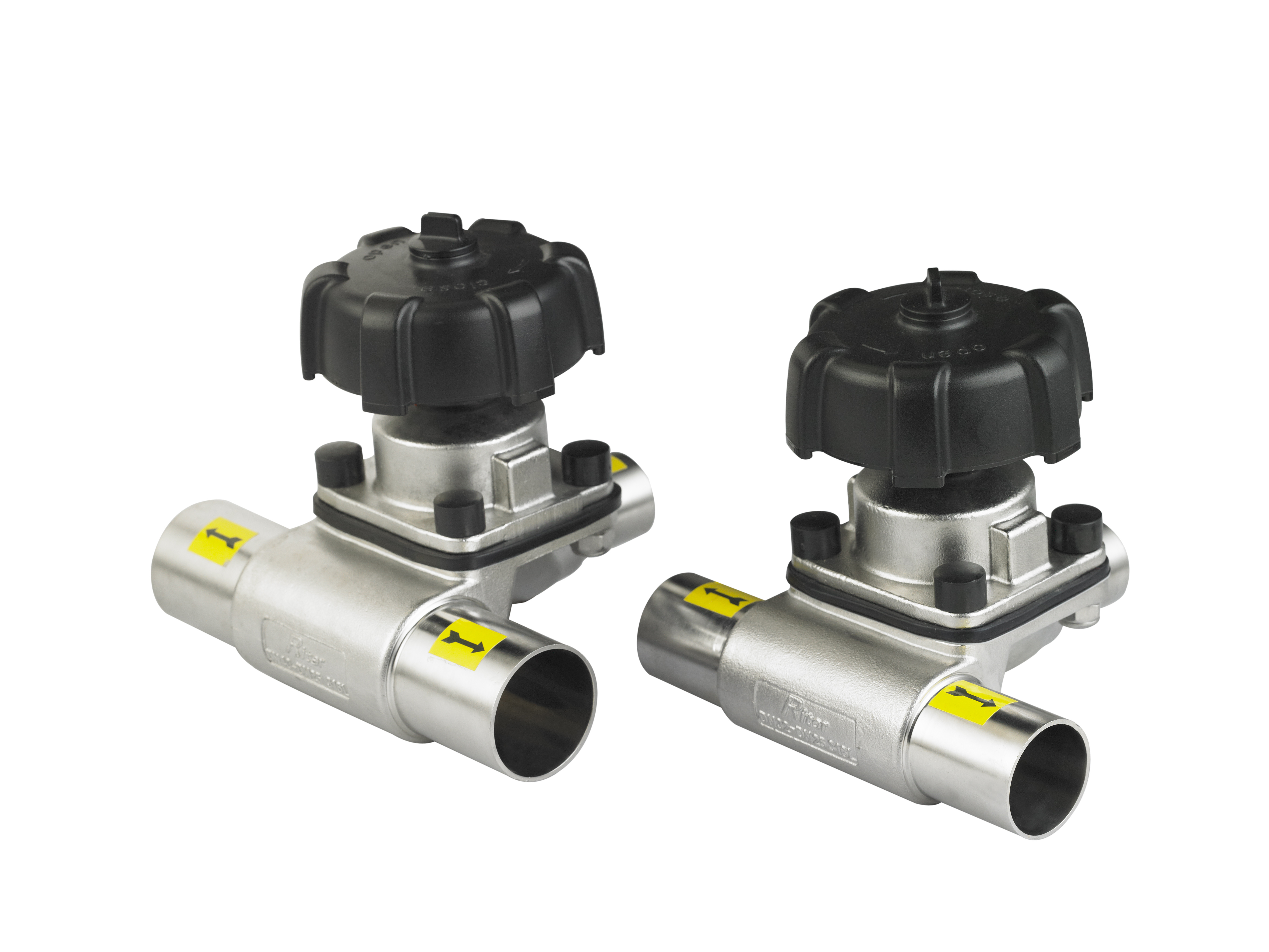 316L Sanitary Grade Three-Way Welded Manual Diaphragm Valve