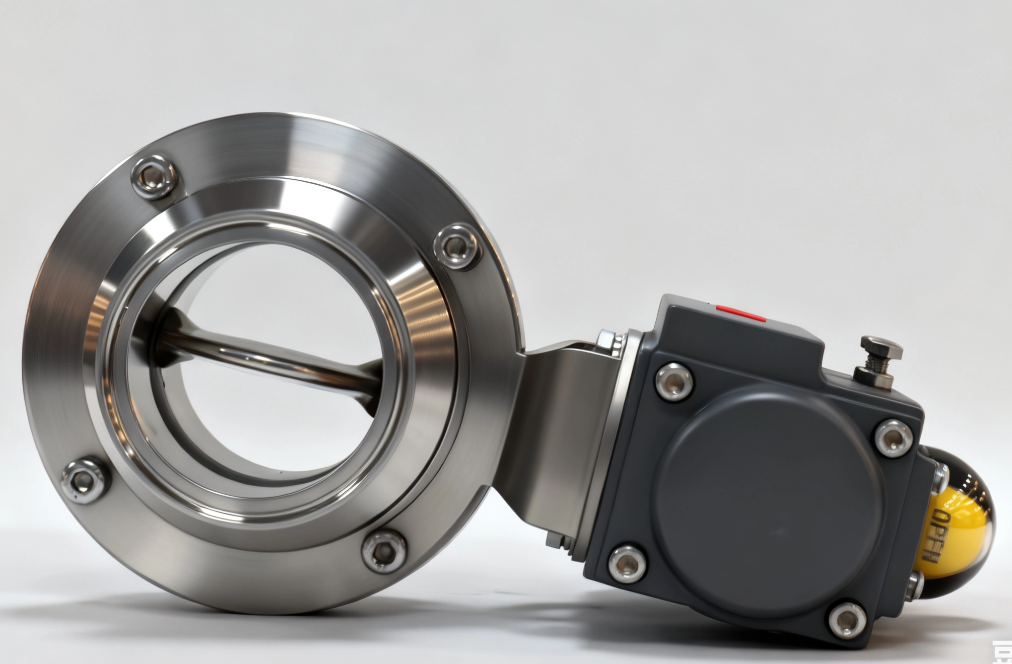 Stainless Steel Clamped Hastelloy Pneumatic wafer Butterfly Valve