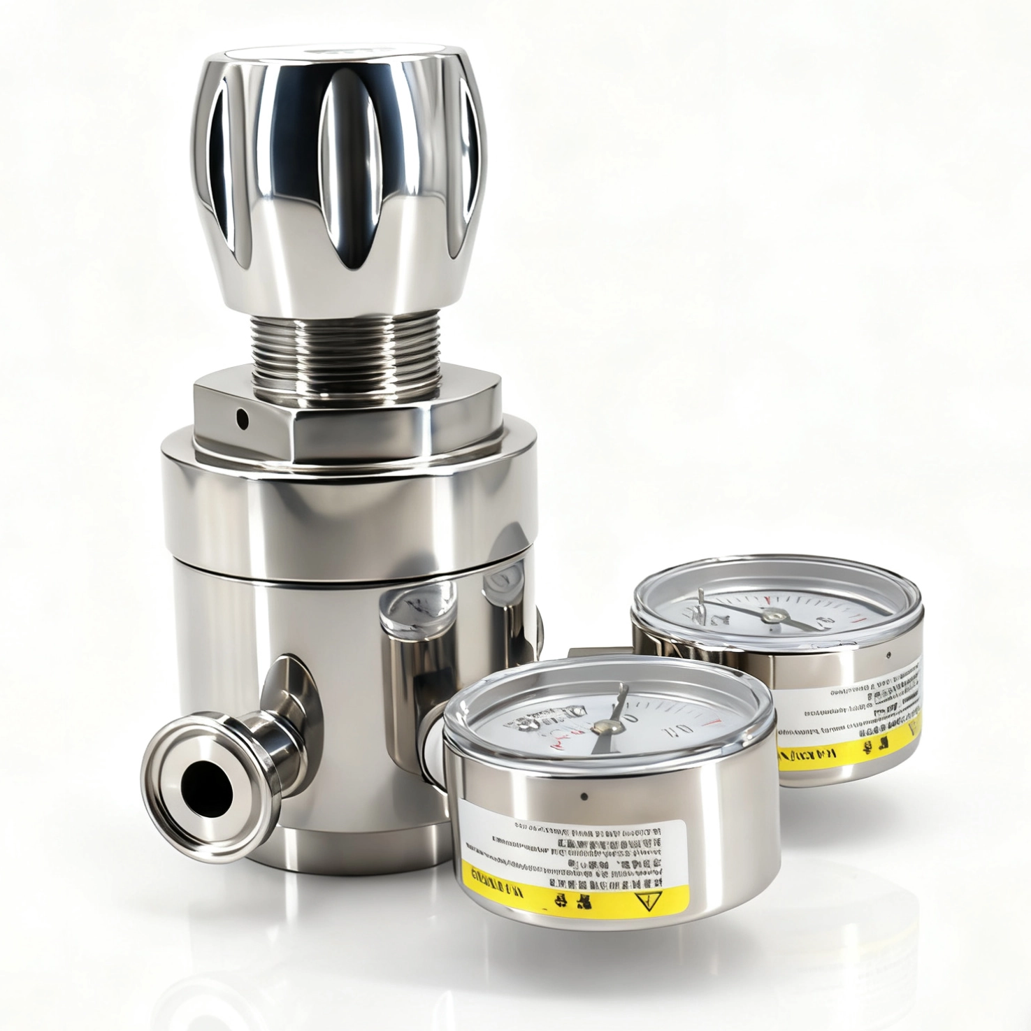 Sanitary Grade Flow Regulator And Corrosion-resistant Pressure Reducing Valve