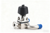 Stainless steel aseptic manual U-shaped diaphragm valve
