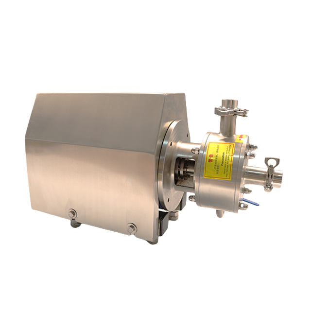 Stainless Steel Sanitary Hyeginic InLine High Shear Emulsification Pump for High Viscosity Liquids