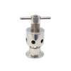 Stainless Steel Sanitary Adjustable Flow Manual Safety Exhaust Valve