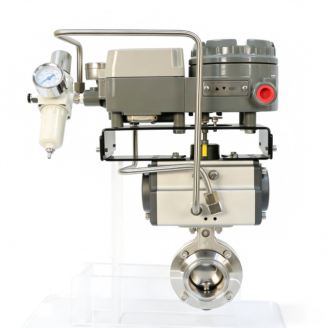 STAINLESS STEEL Concentric Groove 316L PTFE butterfly valve