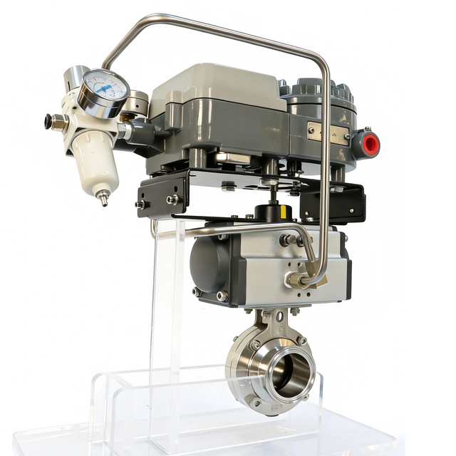 STAINLESS STEEL Concentric Groove 316L PTFE butterfly valve