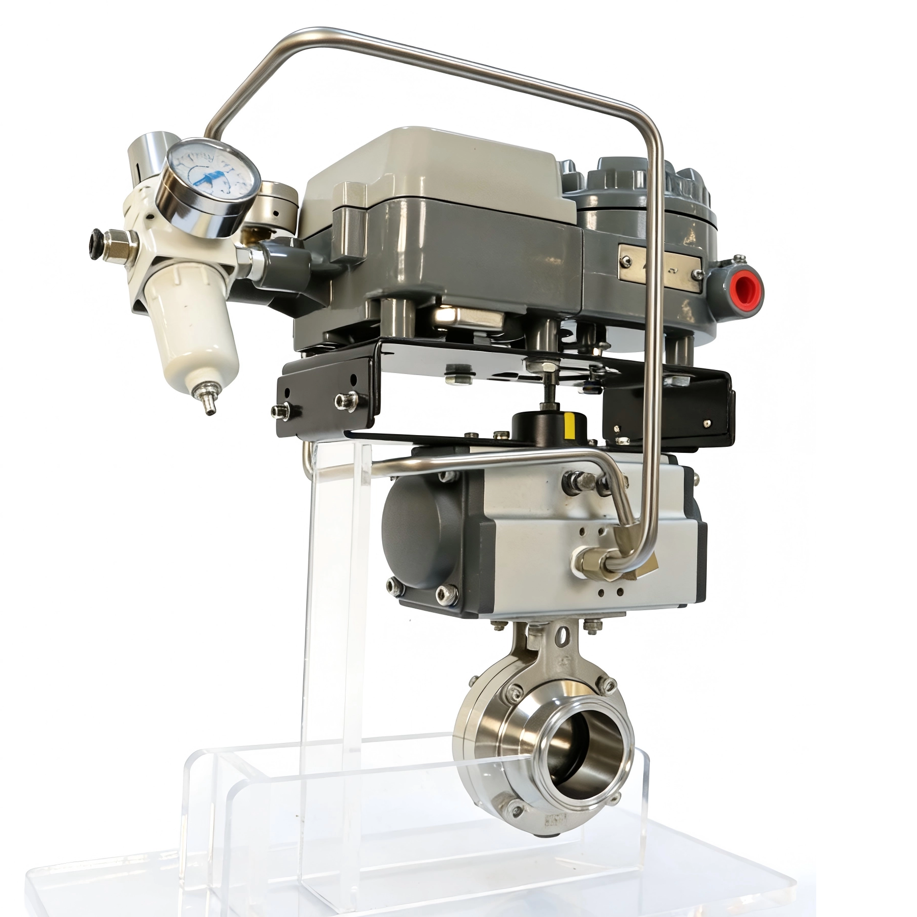 STAINLESS STEEL Concentric Groove 316L PTFE butterfly valve