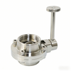 STAINLESS STEEL DN100 High Performance Vacuum Clamp Butterfly Valve