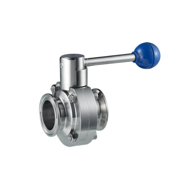 Stainless Steel Two-way Butterfly Valve with Two-position Handle