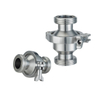 Stainless Steel Middle Clamp In Line Thread Back Pressure Check Valve