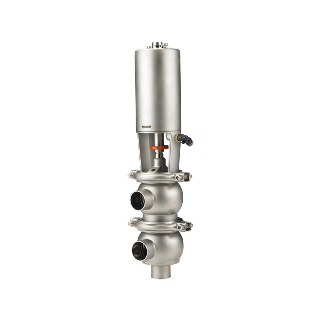 Stainless Steel Hygienic Outside Cleaning Flow Diversion Valve