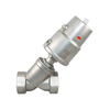 SS304 Normally Open Double Acting Angle Seat Valve for Food
