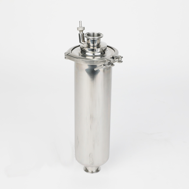 Stainless Steel Sanitary Efficient Purifying Liquid Pipe Strainer for Wine