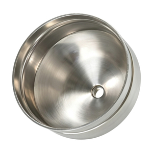 Stainless Steel Water Pipe 50mm Round Conduit Tubing End Cap