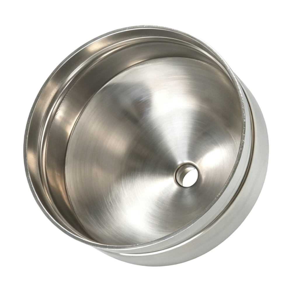 Stainless Steel Water Pipe 50mm Round Conduit Tubing End Cap