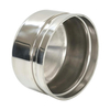 Stainless Steel Water Pipe 50mm Round Conduit Tubing End Cap