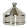 Stainless Steel Water Pipe 50mm Round Conduit Tubing End Cap