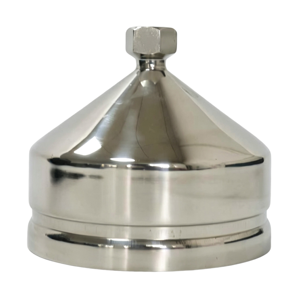 Stainless Steel Water Pipe 50mm Round Conduit Tubing End Cap